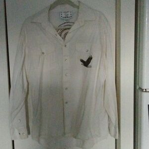 Crazy cowboy men's size XL snap down shirt, vintage, in very good condition
